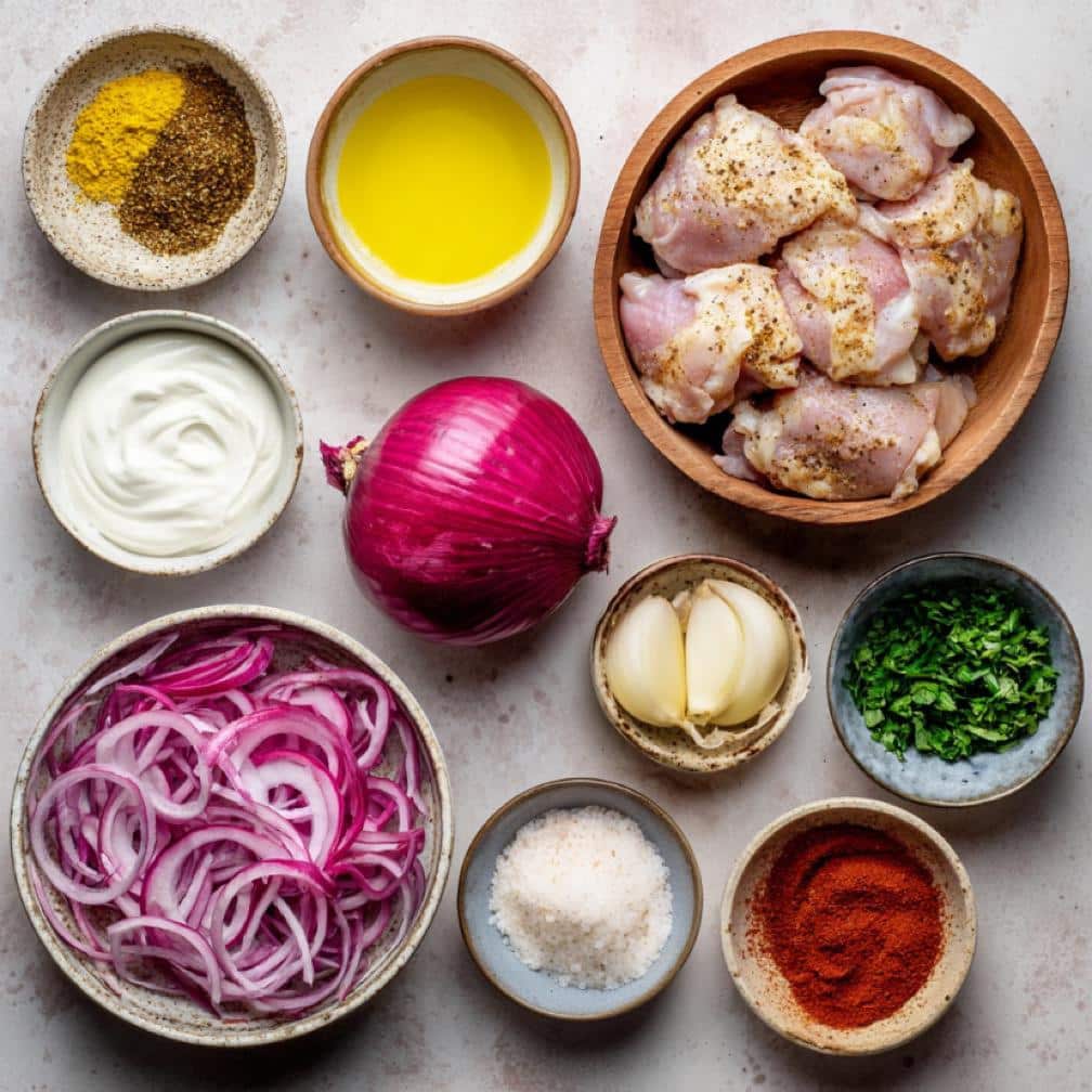 Chicken Shawarma Sheet Pan Dinner Delish – A Must-Try Favorite 7 ingredients for chicken shawarma sheet pan dinner delish