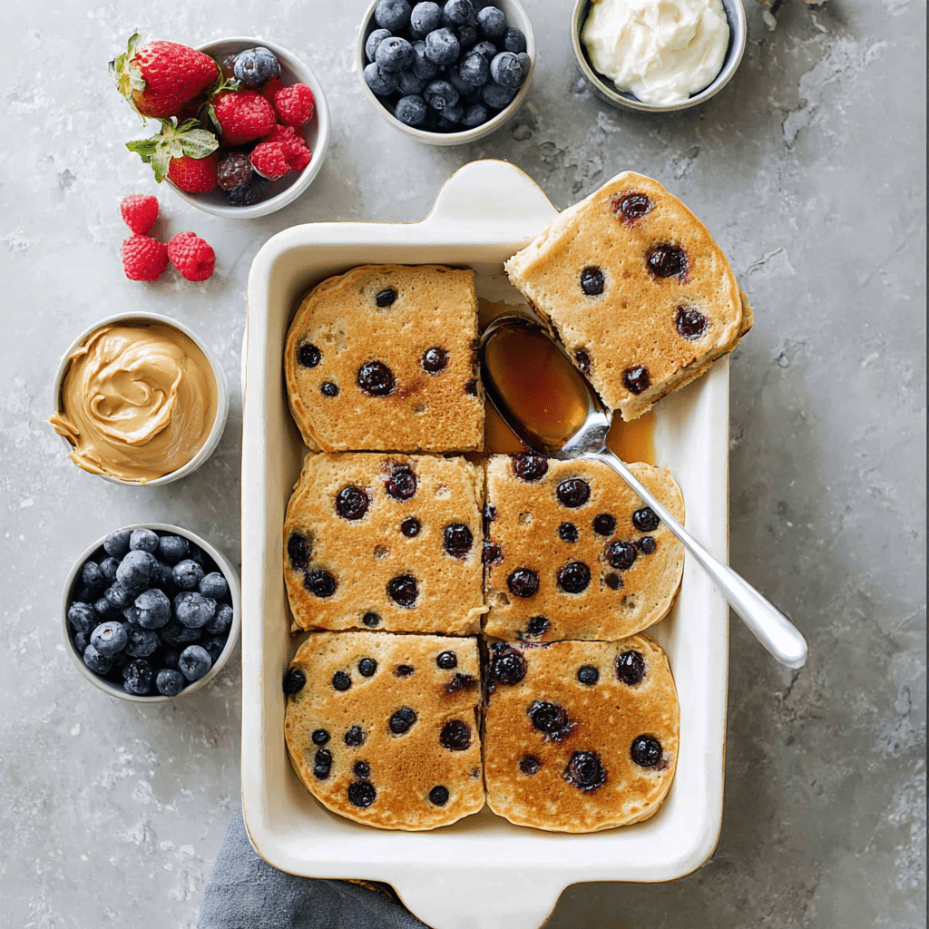 Sheet Pan Protein Pancakes: The Best Way to Meal Prep Breakfast with Ease 8 creative serving sheet pan protein pancakes