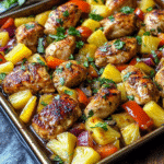 Hawaiian Chicken Sheet Pan Recipe: The Best One-Pan Tropical Dinner 5 Hawaiian chicken sheet pan recipe with pineapple and vegetables