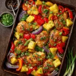 Hawaiian Chicken Sheet Pan Recipe: The Best One-Pan Tropical Dinner 5 Juicy Hawaiian chicken sheet pan recipe with pineapple and vegetables