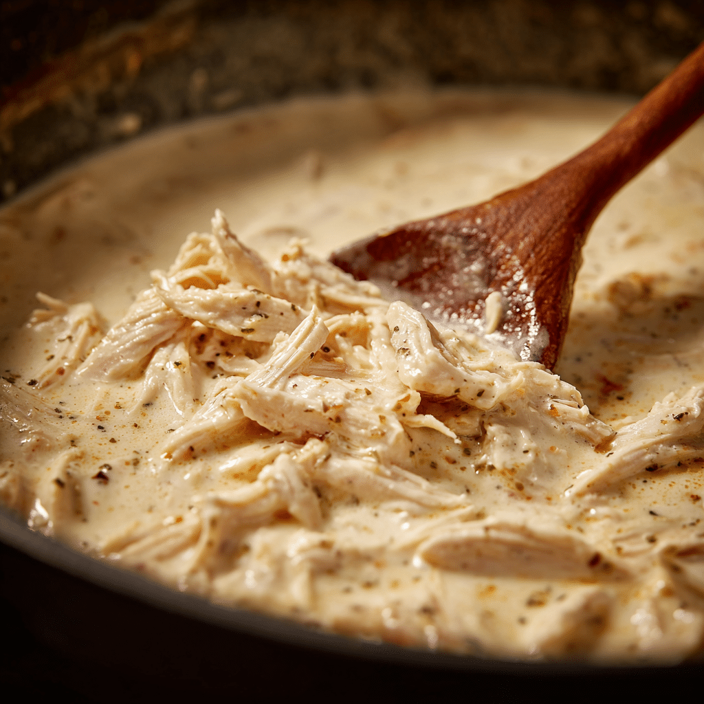Dolly's Chicken and Stuffing Casserole – The Comfort Classic You’ll Crave Again and Again 6 Mixing the creamy base for Dolly’s chicken and stuffing casserole