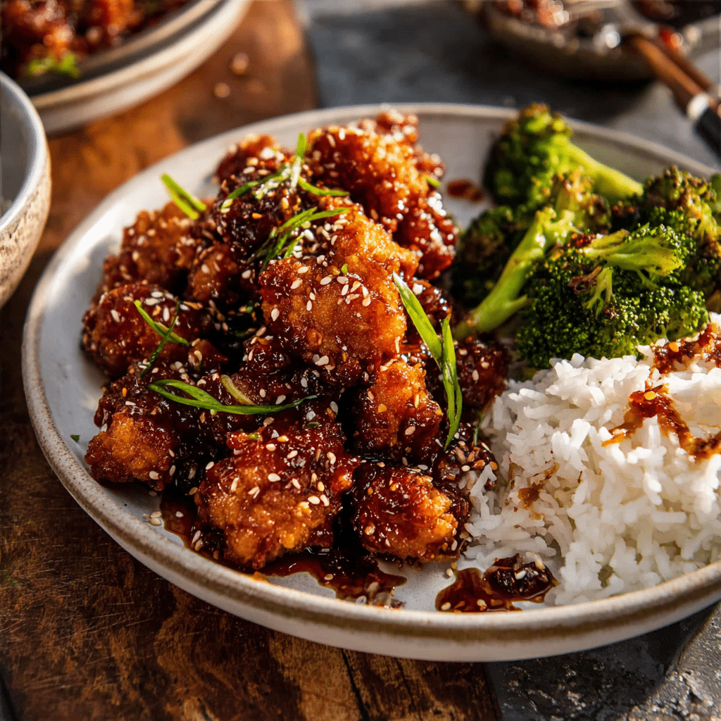 Sheet Pan General Tso’s Chicken Recipe – Easy, Crispy, and Flavorful