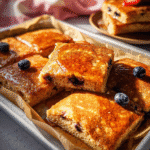 Sheet Pan Protein Pancakes: The Best Way to Meal Prep Breakfast with Ease 5 Sheet Pan Protein Pancakes with Blueberries