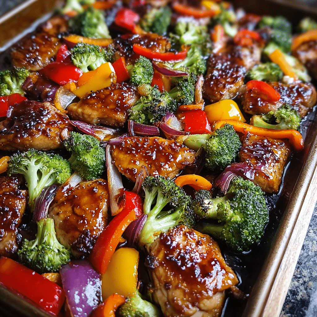 Sheet Pan Teriyaki Chicken With Vegetables – Simple, Delicious, and Mess-Free