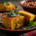 Navajo Cornbread – Traditional Native American Recipe with a Modern Twist 6 Traditional Navajo cornbread with rustic presentation