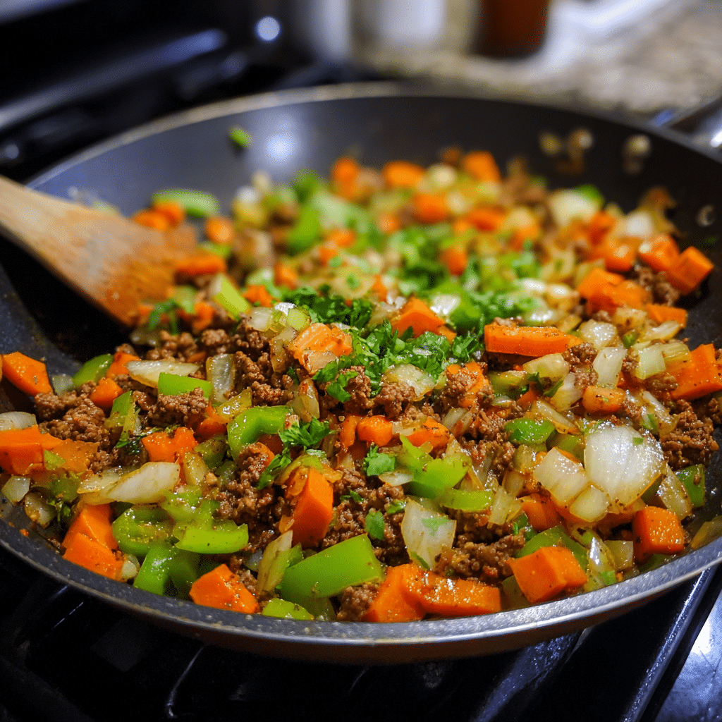 Easy One-Pan Sloppy Joes Skillet Dinner Recipe for Busy Weeknights 7 cooking one-pan sloppy joes skillet dinner