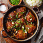 Hawaiian Shoyu Chicken Recipe – Easy Island Flavor You’ll Love 6 Hawaiian Shoyu Chicken in pot garnished with green onions