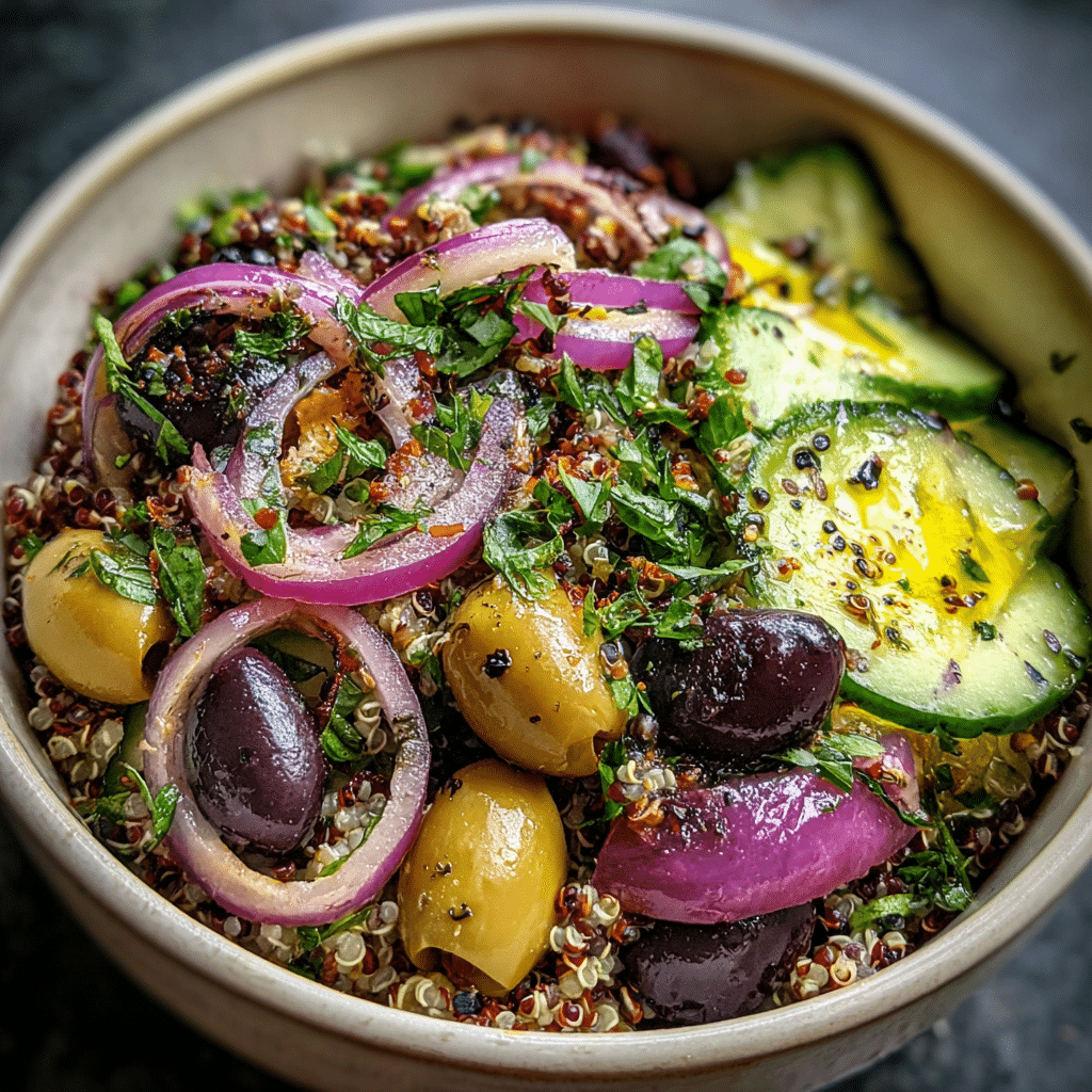 How to Make Perfect Instant Pot Quinoa Every Time 7 Instant Pot quinoa in Mediterranean bowl