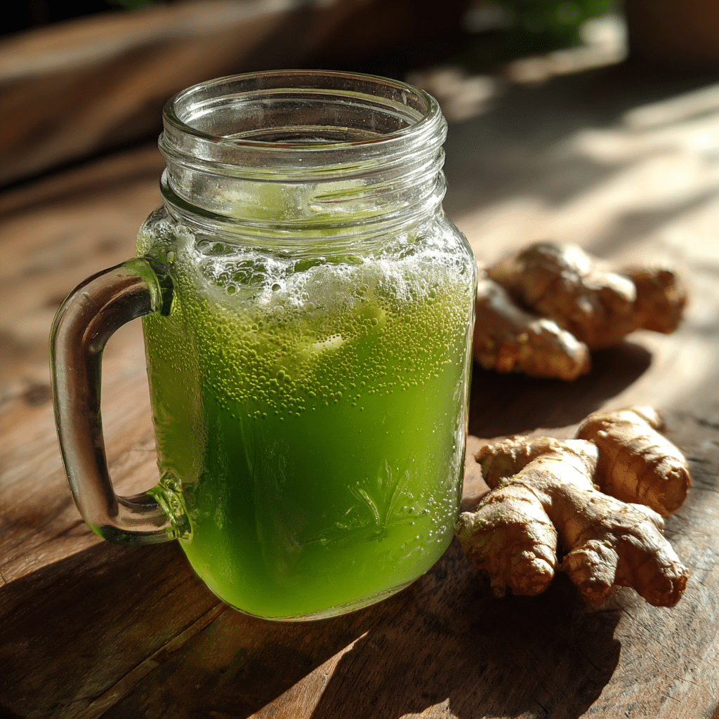 Japanese Mounjaro Recipe: Natural Weight Loss and Wellness Drink 8 Overhead view of Japanese Mounjaro drink
