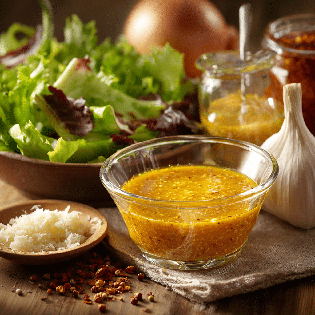 La Scala Italian Chopped Salad (TikTok’s Viral 10-Minute Recipe) 6 Creamy dressing for La Scala Italian Chopped Salad in jar