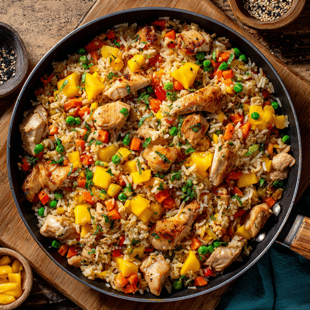 Mango Chicken Fried Rice Recipe: A Sweet & Savory Twist on Classic Fried Rice