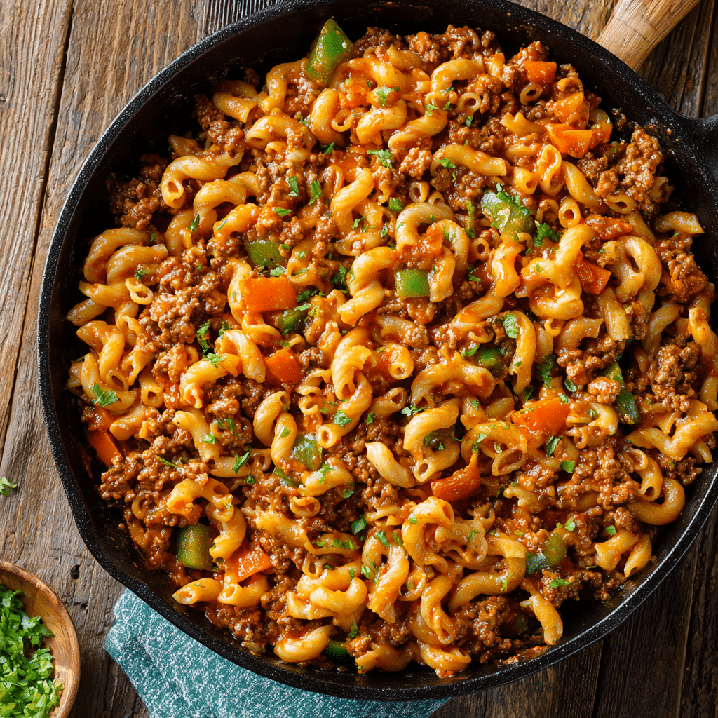 Easy One-Pan Sloppy Joes Skillet Dinner Recipe for Busy Weeknights