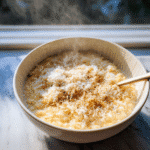 TikTok Pastina Recipe: The Creamiest Comfort Food You Need Now 7 Creamy TikTok pastina recipe in a bowl with parmesan and butter