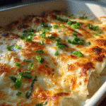 White Chicken Enchilada Recipe: The Creamiest, Cheesiest Comfort Dinner 5 Creamy white chicken enchilada recipe in baking dish