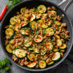Ground Turkey Zucchini Skillet: A Delicious One-Pan Weeknight Dinner 7 Ground turkey zucchini skillet in cast iron skillet