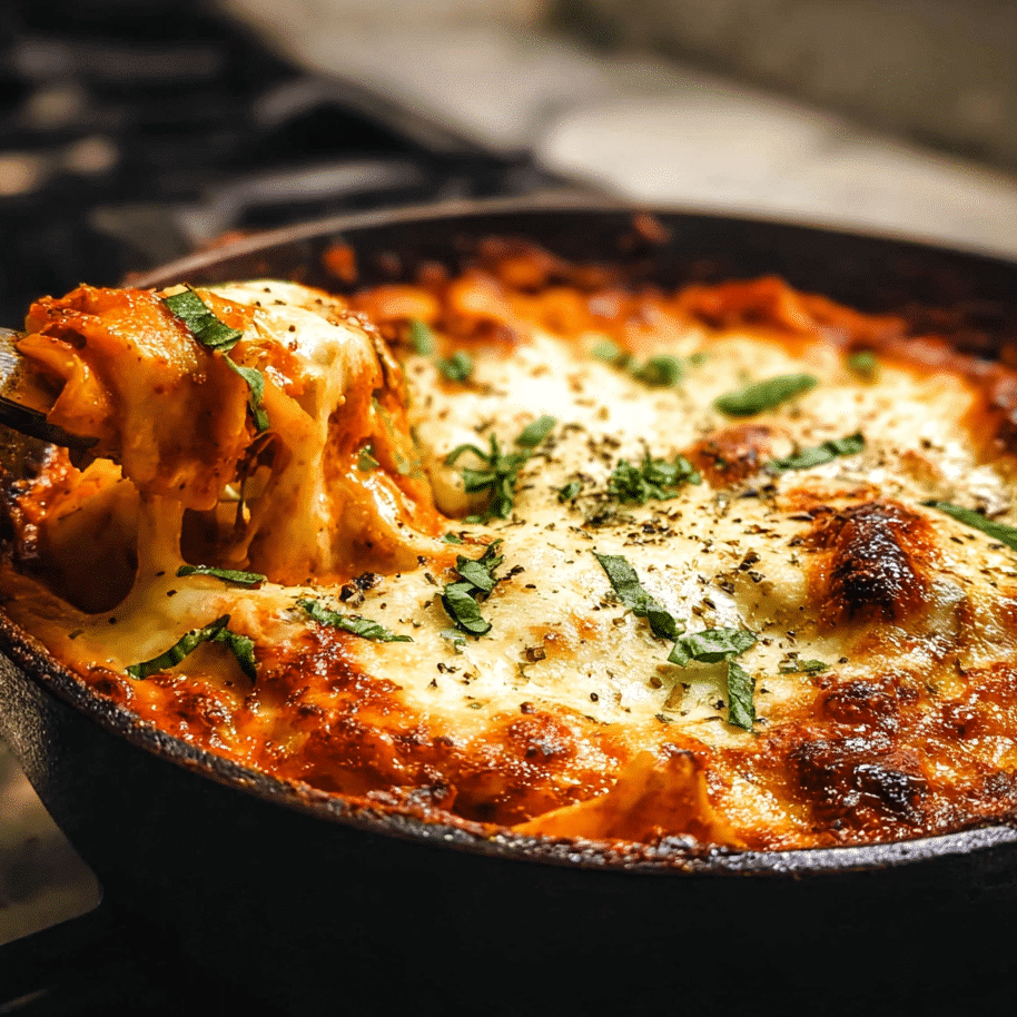 One Pot Lasagna Recipe That’s Quick, Easy, and Loaded with Flavor 8 Broiled One Pot Lasagna with crispy cheese top