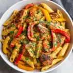 Dairy-Free Cajun Chicken Pasta: A Spicy, Creamy Delight Without the Dairy 8 Creamy Dairy-Free Cajun Chicken Pasta in a rustic bowl