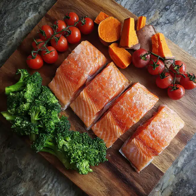 Sheet Pan Salmon and Veggies: The Perfect Guide to a Healthy One-Pan Meal 5 Fresh ingredients for sheet pan salmon and veggies