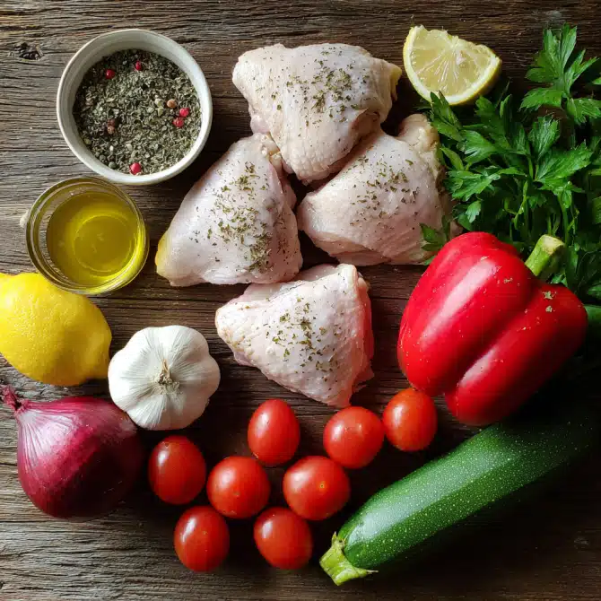 Greek Sheet Pan Chicken: The Ultimate One-Pan Mediterranean Dinner 5 Ingredients for Greek sheet pan chicken recipe