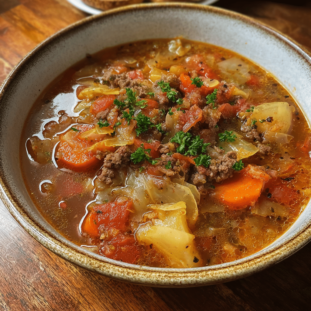 Ground Beef and Cabbage Soup: A Hearty, Healthy Comfort Meal