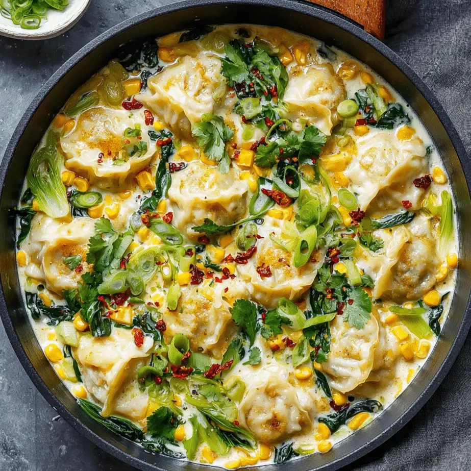 One Pan Sweet Corn Coconut Dumplings: Easy, Flavor-Packed Dinner for Busy Nights