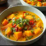 One-Pot Pumpkin Curry with Coconut Milk – Creamy, Comforting & Easy 6 one-pot pumpkin curry with coconut milk served fresh in a bowl
