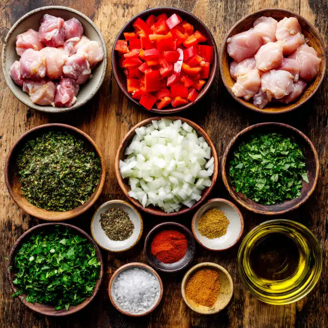 Sheet Pan Chicken Kebabs – Easy, Juicy, and Full of Flavor 5 ingredients for sheet pan chicken kebabs
