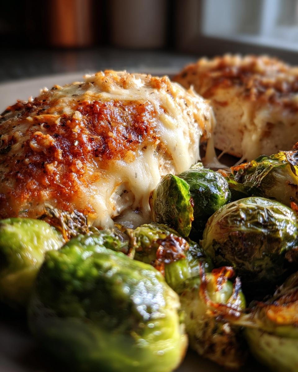 Amazing Asiago Chicken & Sprouts (1 Pan!) 7 Asiago Chicken & Roasted Brussels Sprouts - detail 3
