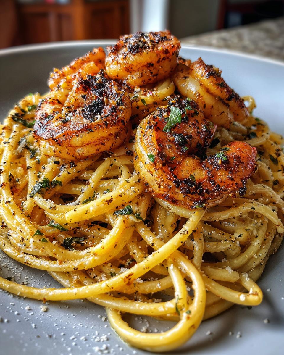 Amazing Blackened Shrimp Pasta in 30 Min 6 Blackened Shrimp Pasta - detail 2