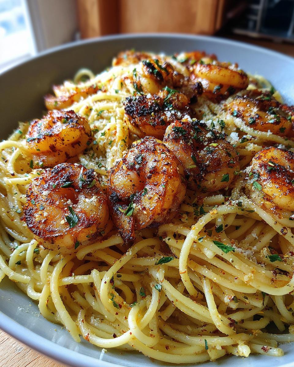 Amazing Blackened Shrimp Pasta in 30 Min 7 Blackened Shrimp Pasta - detail 3