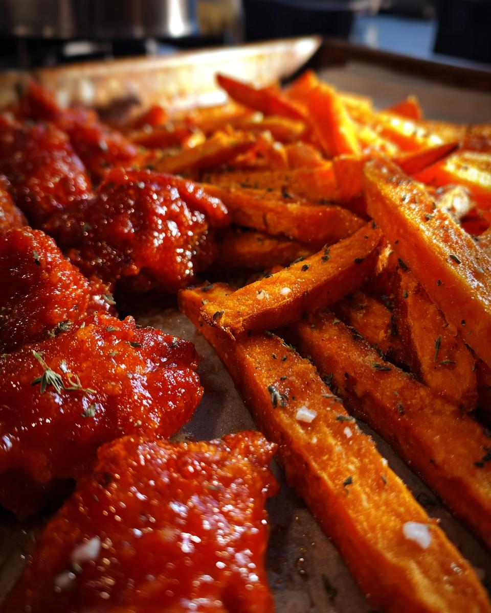 Amazing Buffalo Chicken & Sweet Potato Fries 7 Buffalo Chicken & Sweet Potato Fries - detail 3