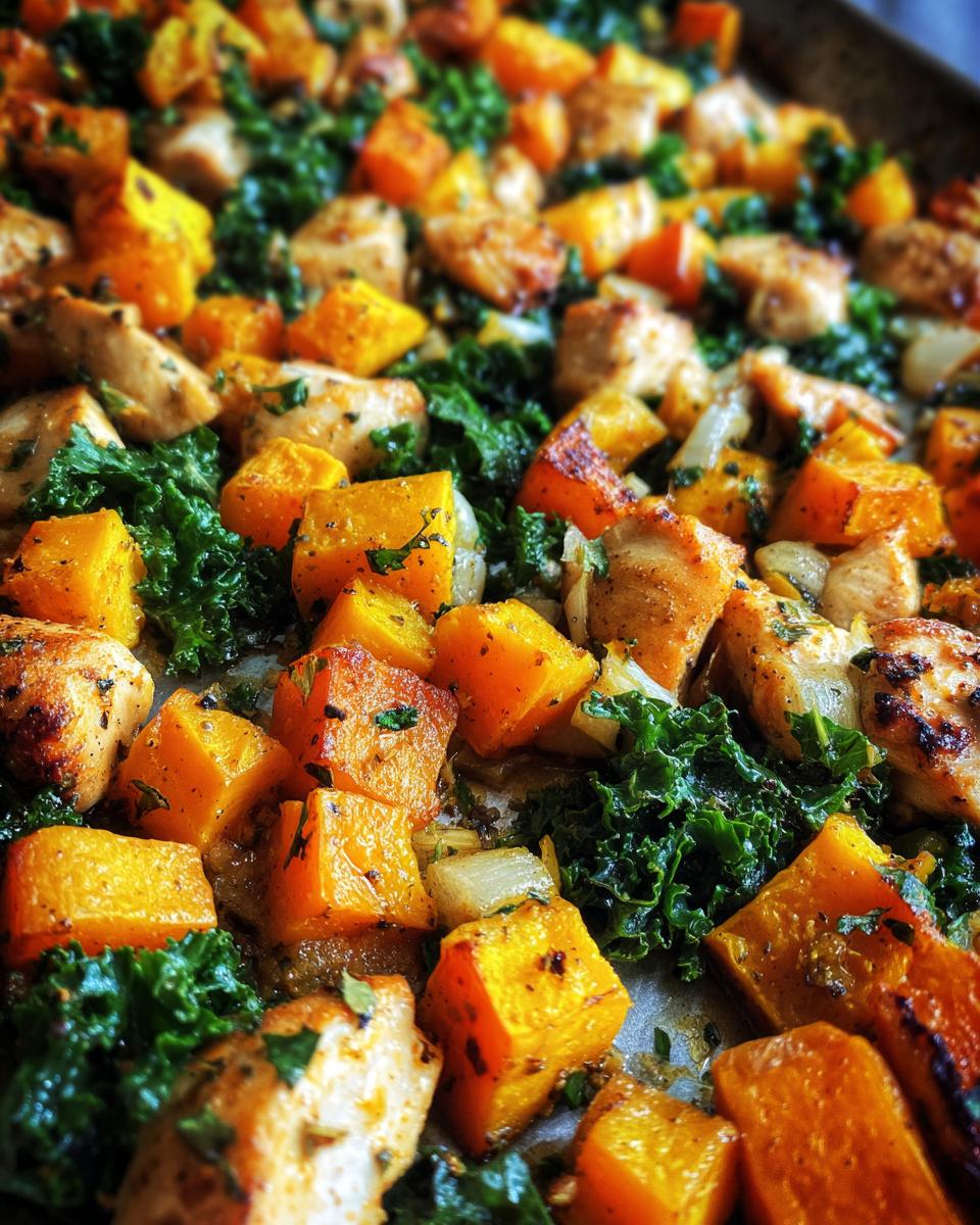 Simple Butternut Squash, Kale & Chicken Delight 6 Butternut Squash, Kale & Chicken - detail 2