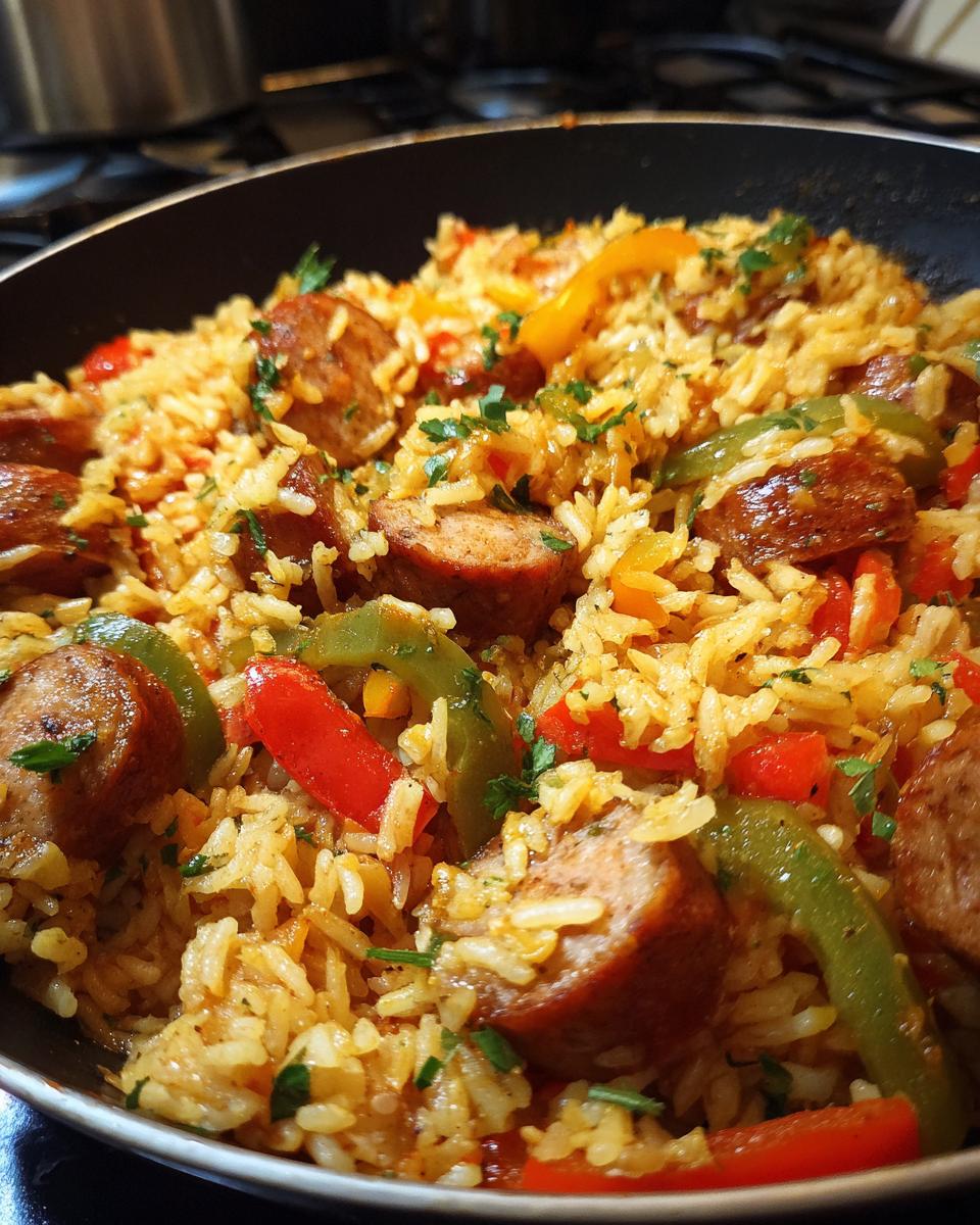 Cajun Sausage & Rice Skillet: 1 Great Meal 5 Cajun Sausage & Rice Skillet - detail 1