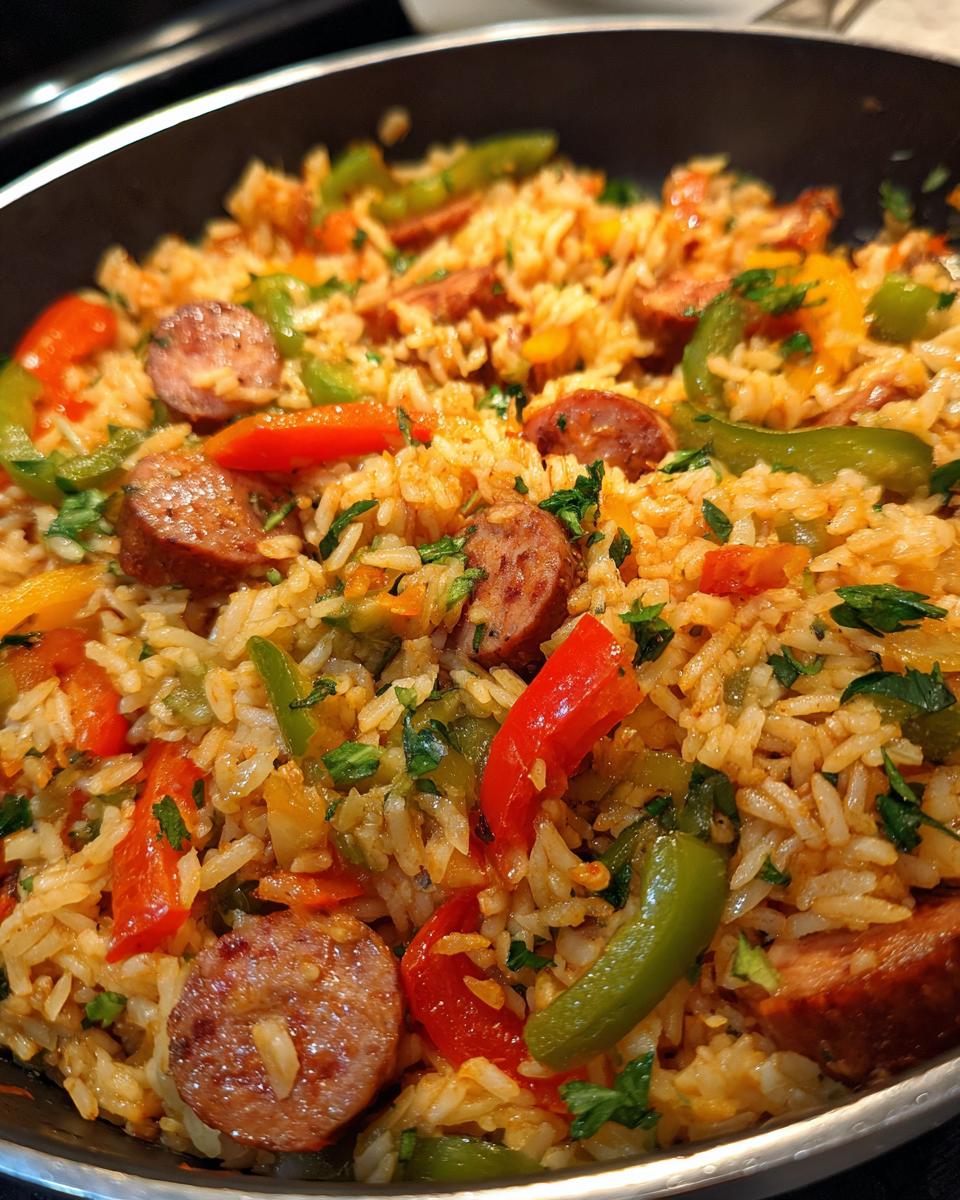 Cajun Sausage & Rice Skillet: 1 Great Meal 6 Cajun Sausage & Rice Skillet - detail 2