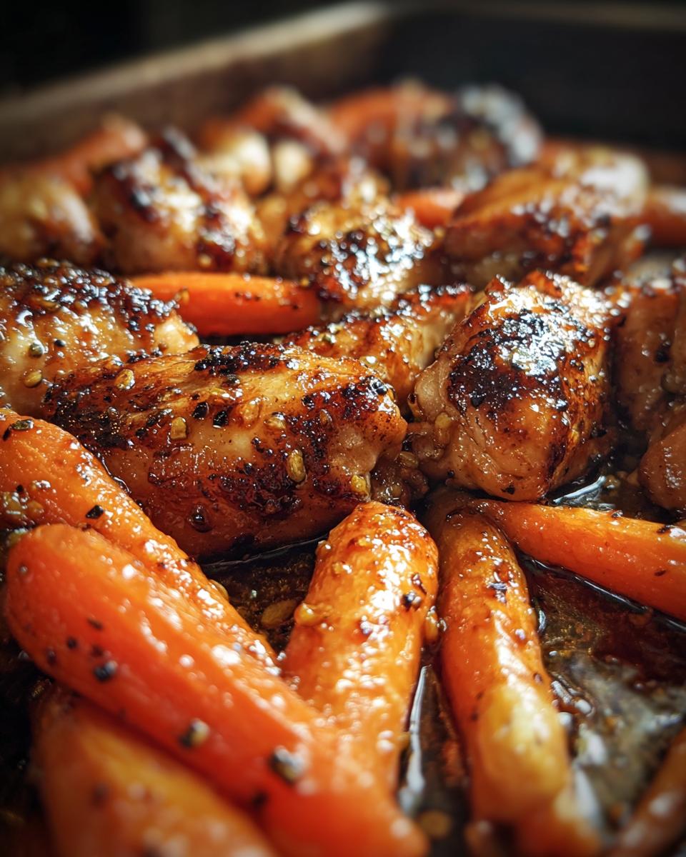 Honey Mustard Glazed Chicken & Carrots - detail 3
