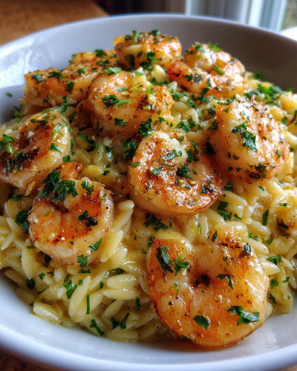Bold Lemon Garlic Shrimp Orzo in 15 Mins 5 Lemon Garlic Shrimp Orzo - detail 1