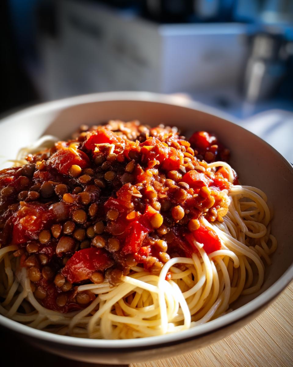 Amazing 1-Pot Lentil Bolognese 5 Lentil Bolognese - detail 1