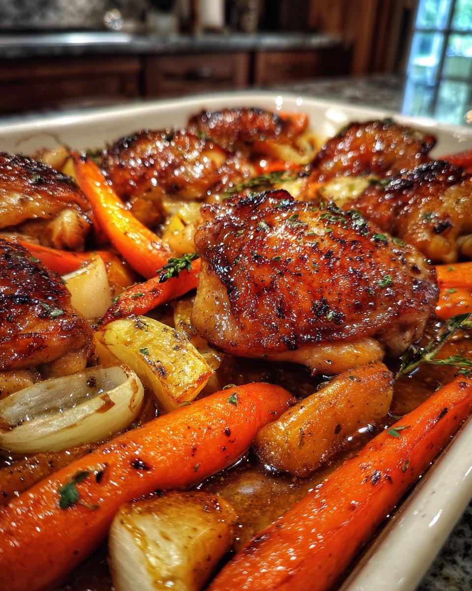 Amazing Maple-Glazed Chicken with Root Veggies: 1 Pan 7 Maple-Glazed Chicken with Root Veggies - detail 3