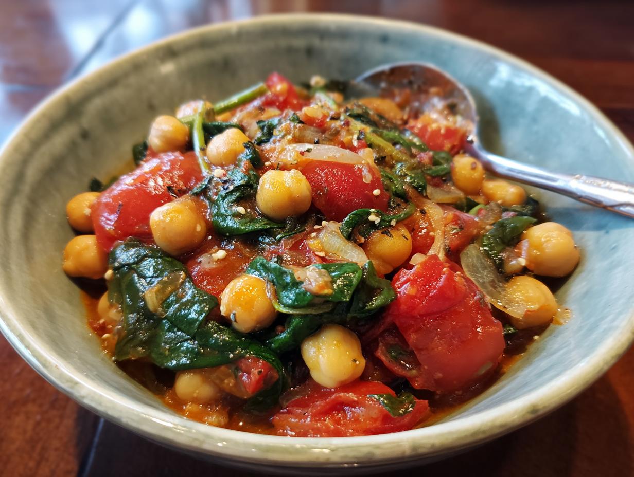 Amazing Mediterranean Chickpea Stew in Under 1 Hour 7 Mediterranean Chickpea Stew - detail 3