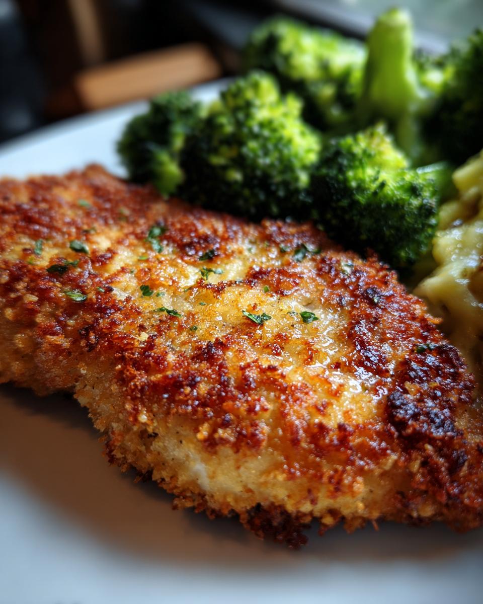 Parmesan Crusted Chicken with Broccoli - detail 2