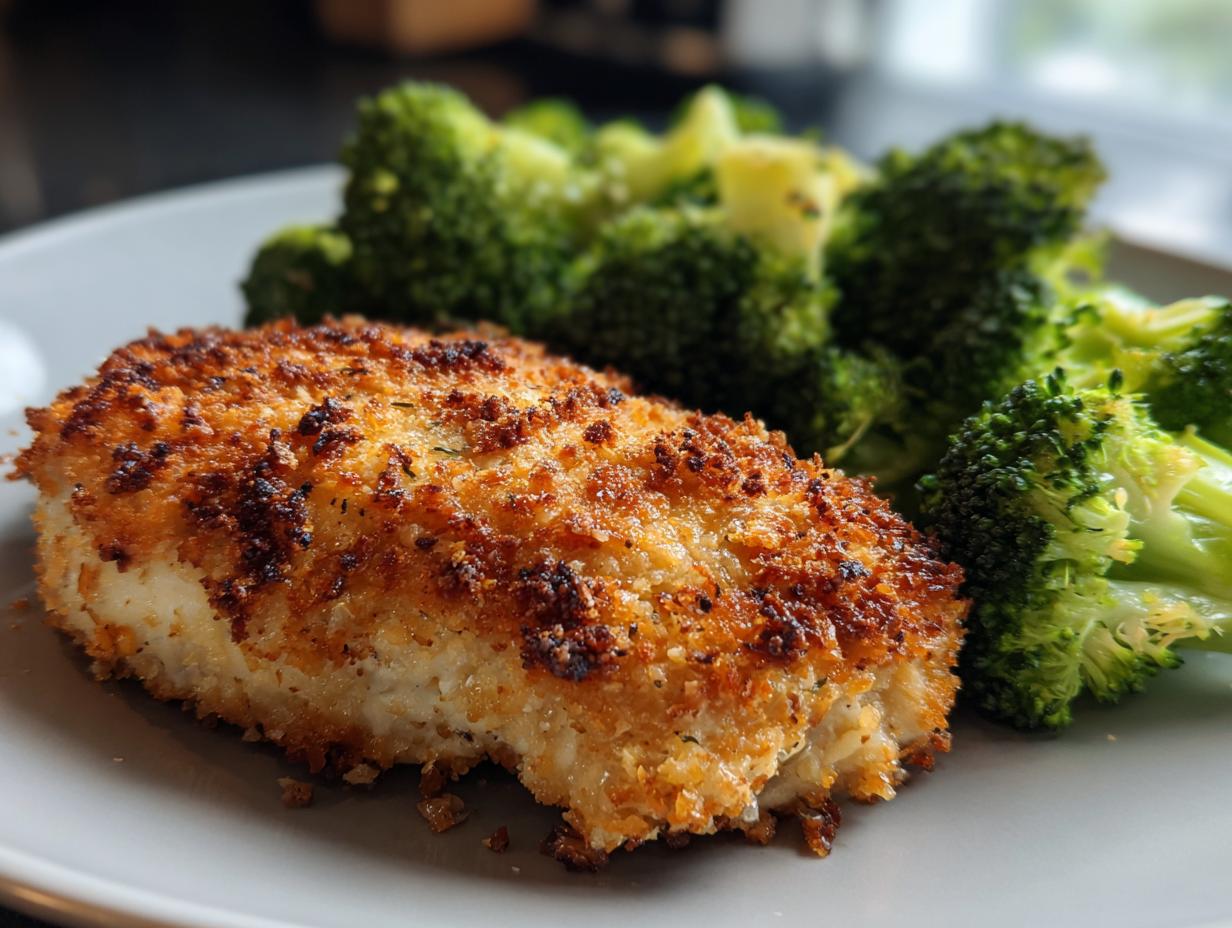 Parmesan Crusted Chicken with Broccoli - detail 3