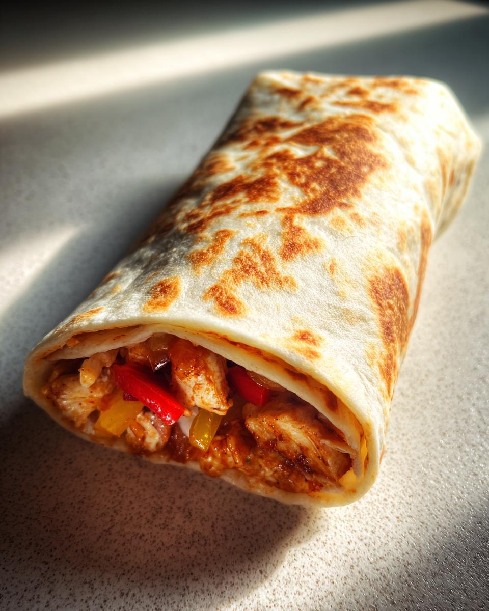 Sheet Pan Chicken Fajita Burritos: 40 Min Dinner 3 Sheet Pan Chicken Fajita Burritos - detail 1