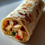 Sheet Pan Chicken Fajita Burritos