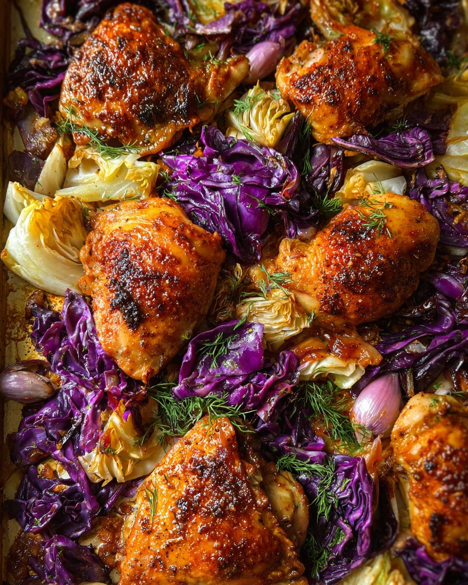 Amazing Sheet Pan Roast Chicken and Cabbage 5 Sheet Pan Roast Chicken and Cabbage - detail 1