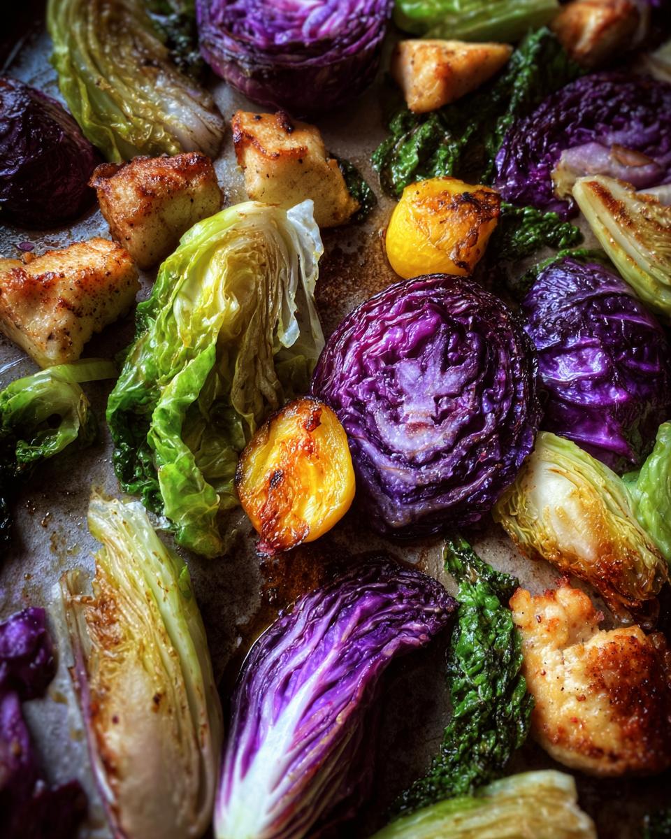Amazing Sheet Pan Roast Chicken and Cabbage 7 Sheet Pan Roast Chicken and Cabbage - detail 3