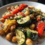 Sheet-Pan Roasted Vegetable And Chickpea Salad