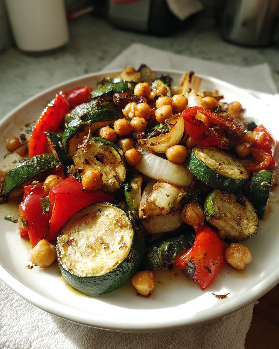 Sheet-Pan Roasted Vegetable And Chickpea Salad - detail 2