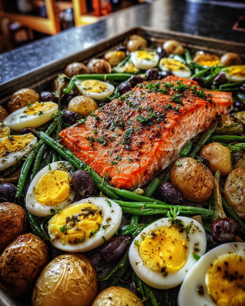 Sheet Pan Salmon Niçoise-Style Dinner - detail 3