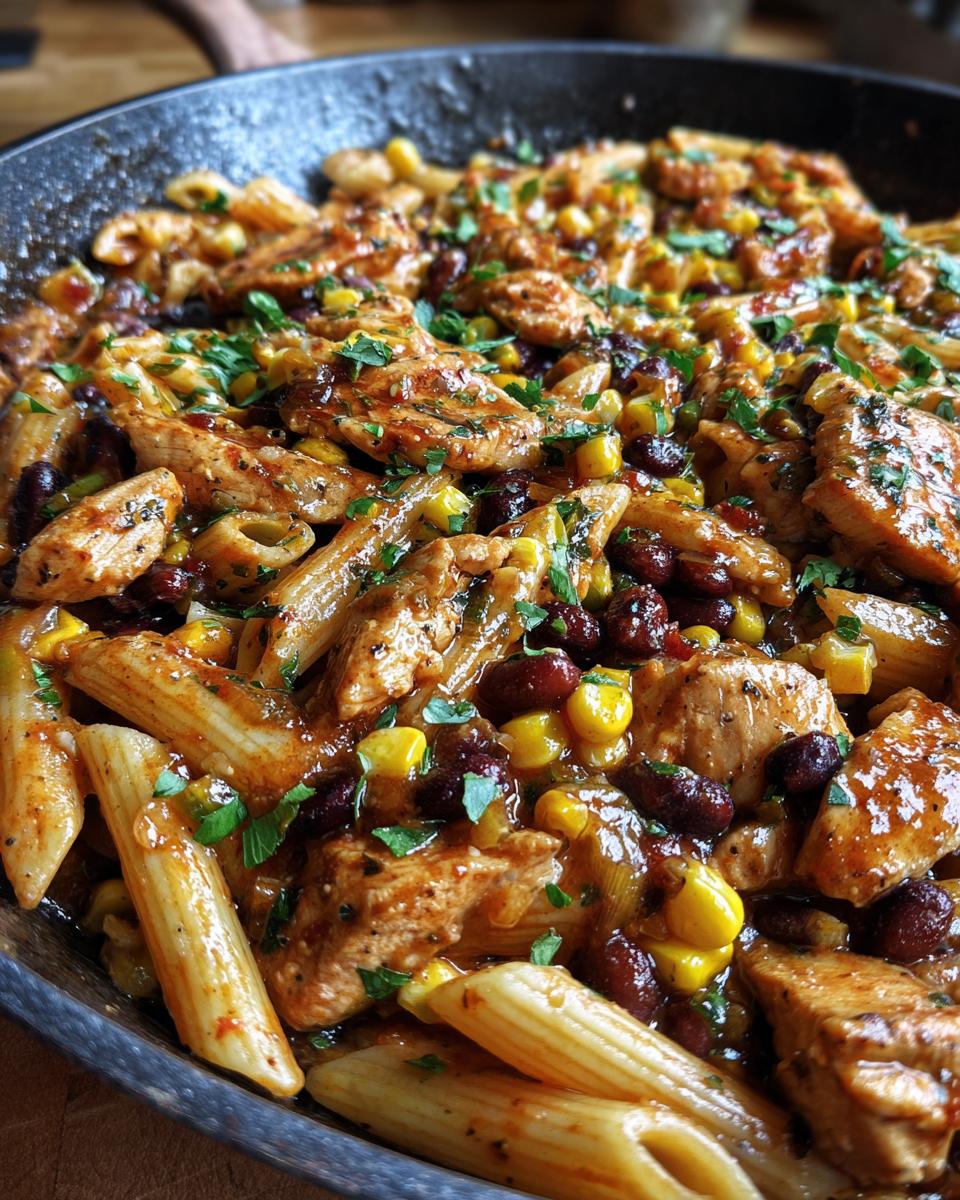 Amazing Southwestern Chicken Pasta Skillet 6 Southwestern Chicken Pasta Skillet - detail 2