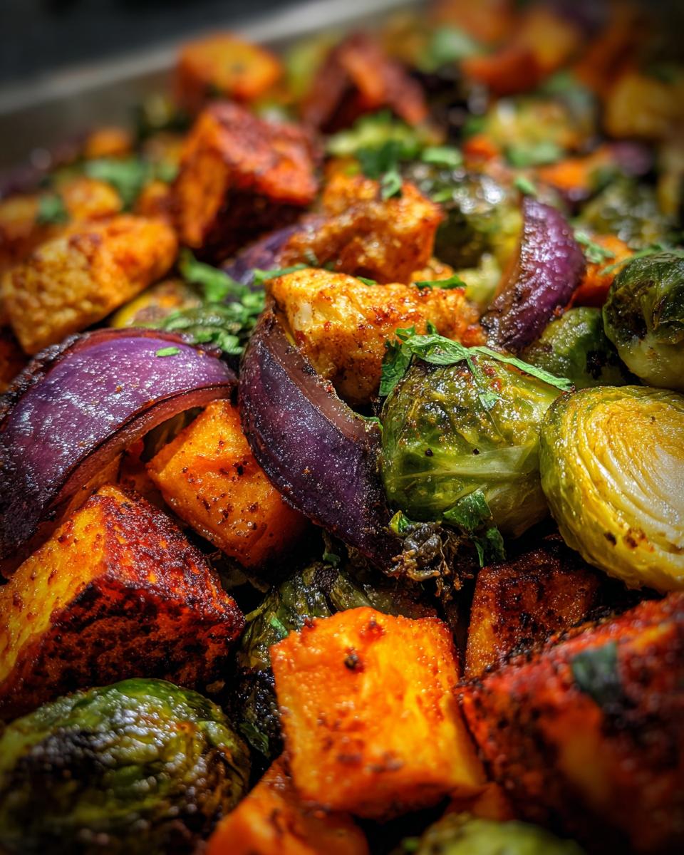 Sweet Potato, Brussels Sprouts & Chicken - detail 3
